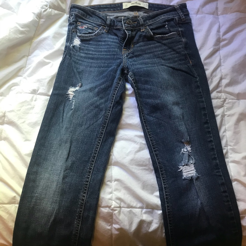 Distressed Hollister Jeans